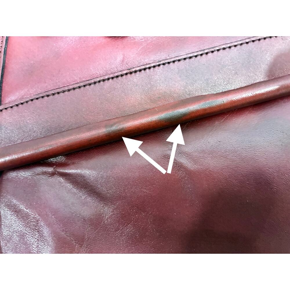 Vintage Etienne Aigner Cordovan Leather Envelope Clutch Shoulder Bag Handmade - Picture 12 of 14